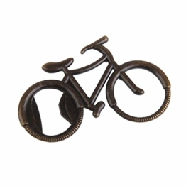 Vintage Hochzeit Geschenk Fahrrad Flaschenöffner Kapselheber Öffner Bronze - 1